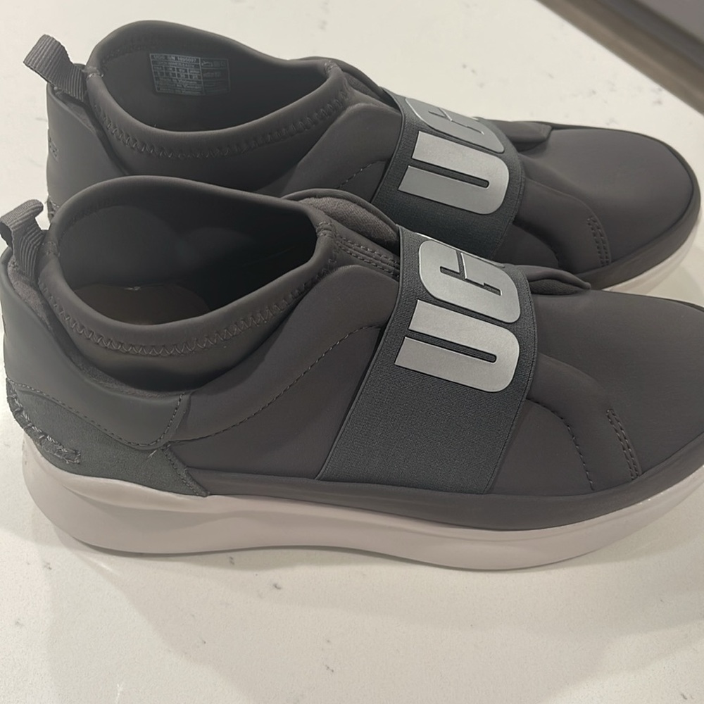 Ugg Women Neoprene Grey Neoprene Grey Slip on Sneakers Women size 8- Never worn